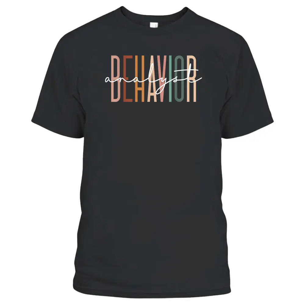 Behavior Analyst Teacher Squad Technician Therapist Analysis T-Shirt