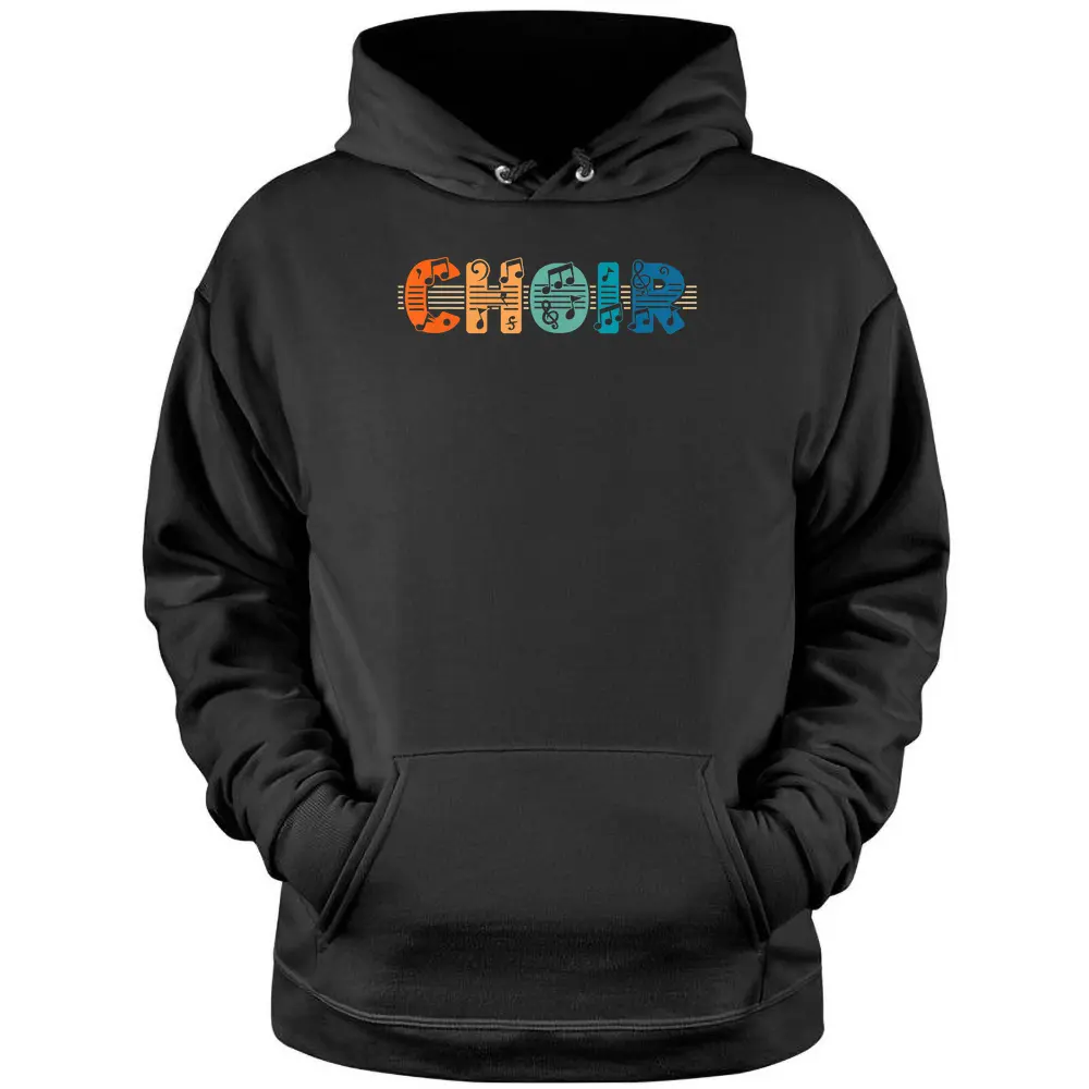 Choir Retro Singer Music Group Teacher Choir Directors Pullover Hoodie