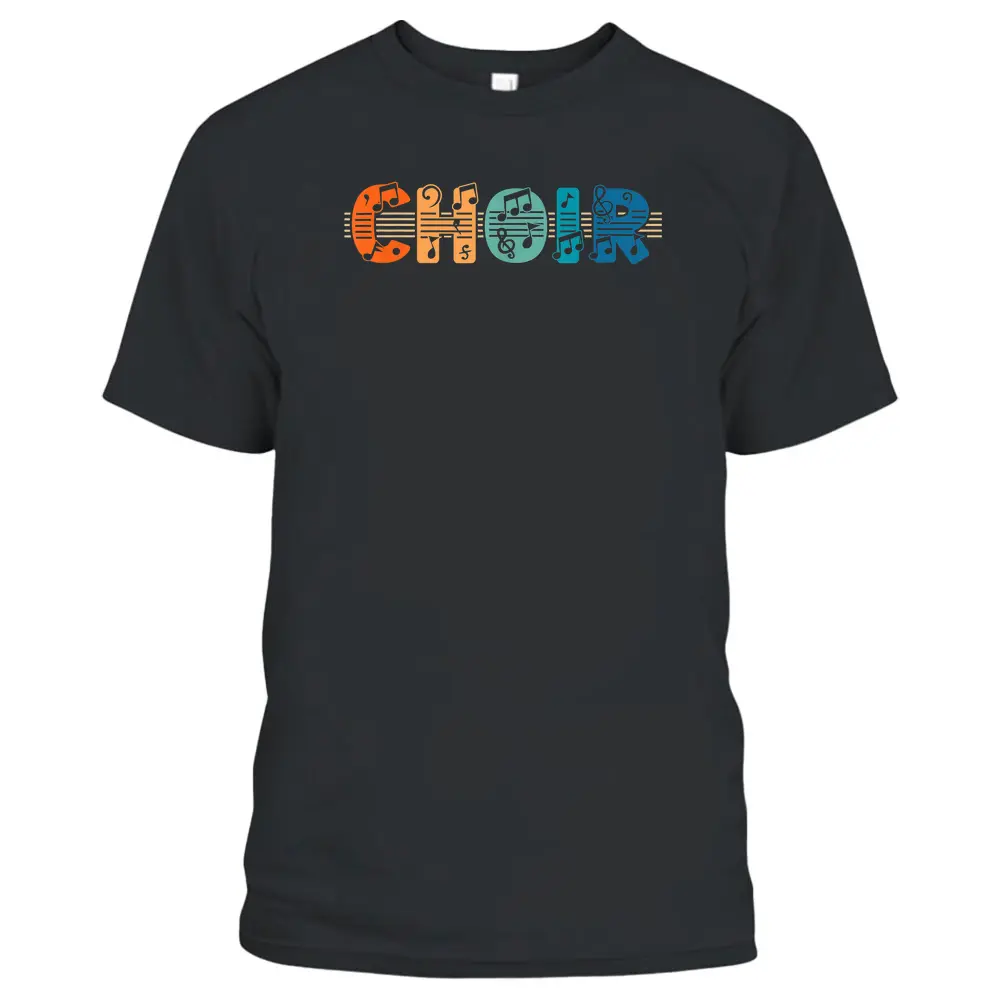 Choir Retro Singer Music Group Teacher Choir Directors T-Shirt