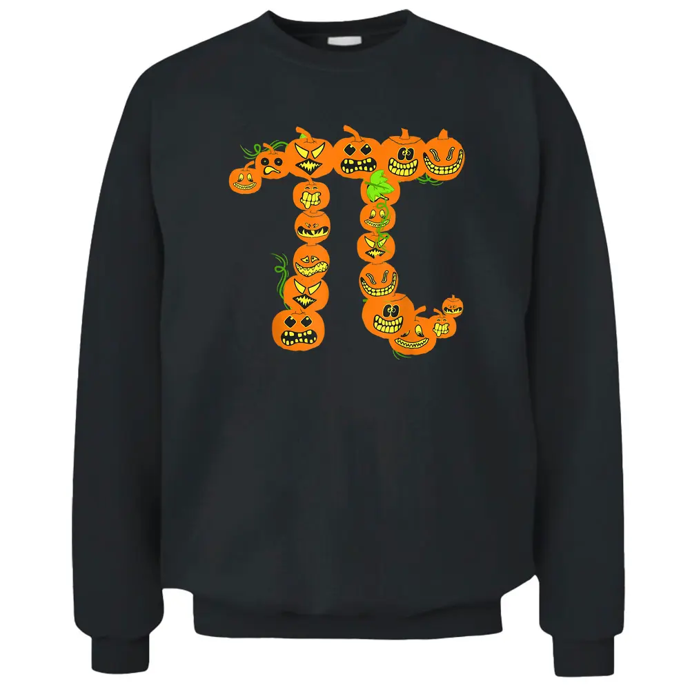 Cool Halloween Costumes Pumpkin Pi Math Lover Gifts Teacher Pullover Sweatshirt