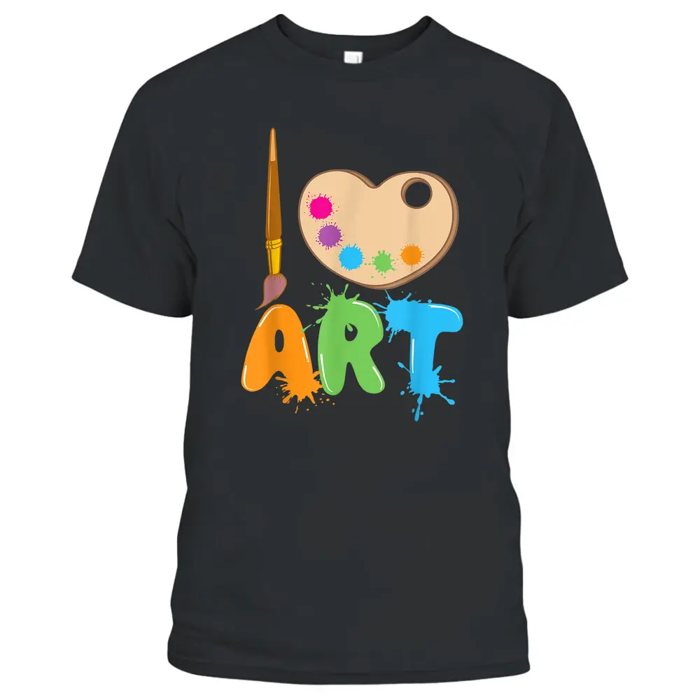 Cool Painting Art Draw Pencil Drawing Teacher T-Shirt