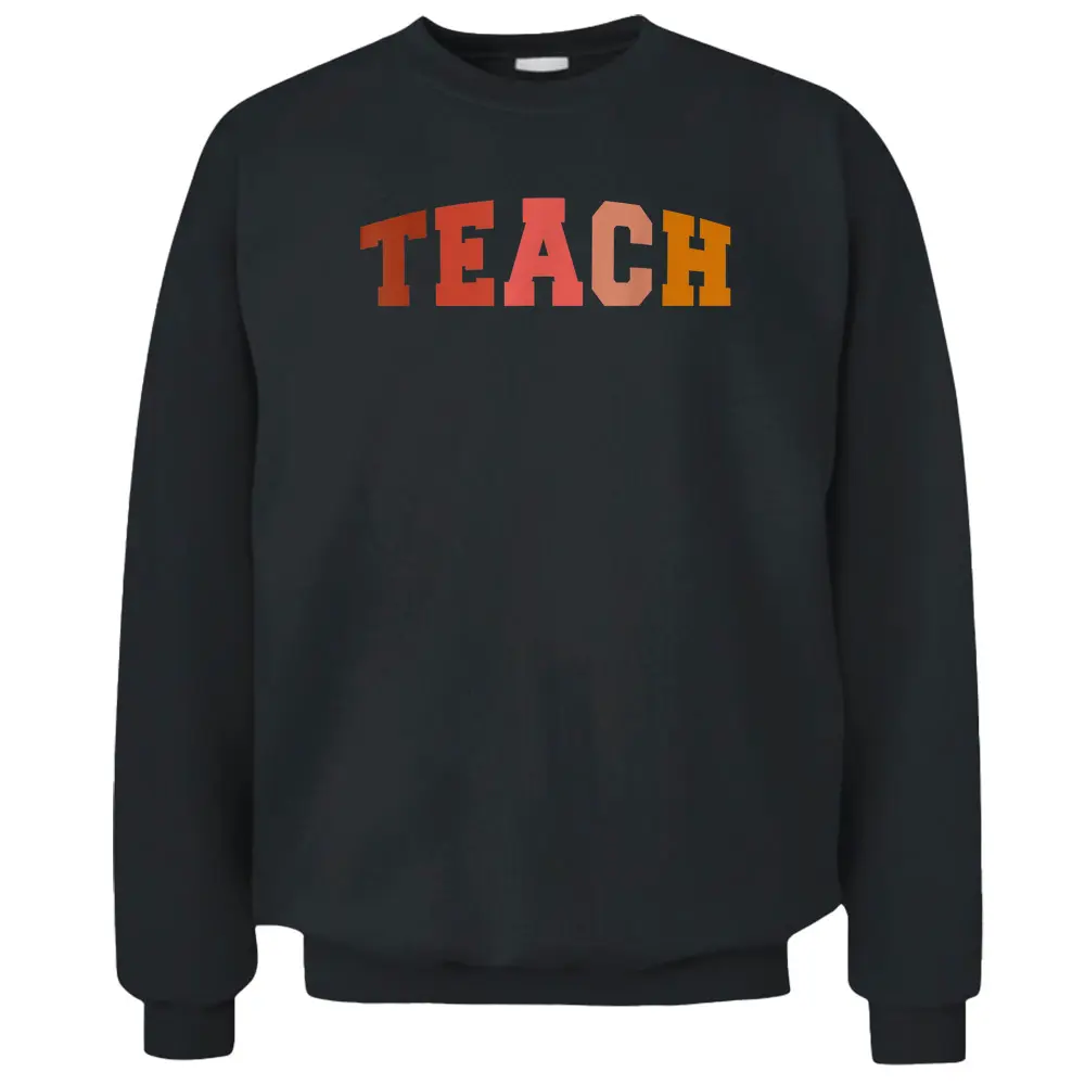 Cute Retro Tee For Teachers Elementary School Teacher Day Pullover Sweatshirt