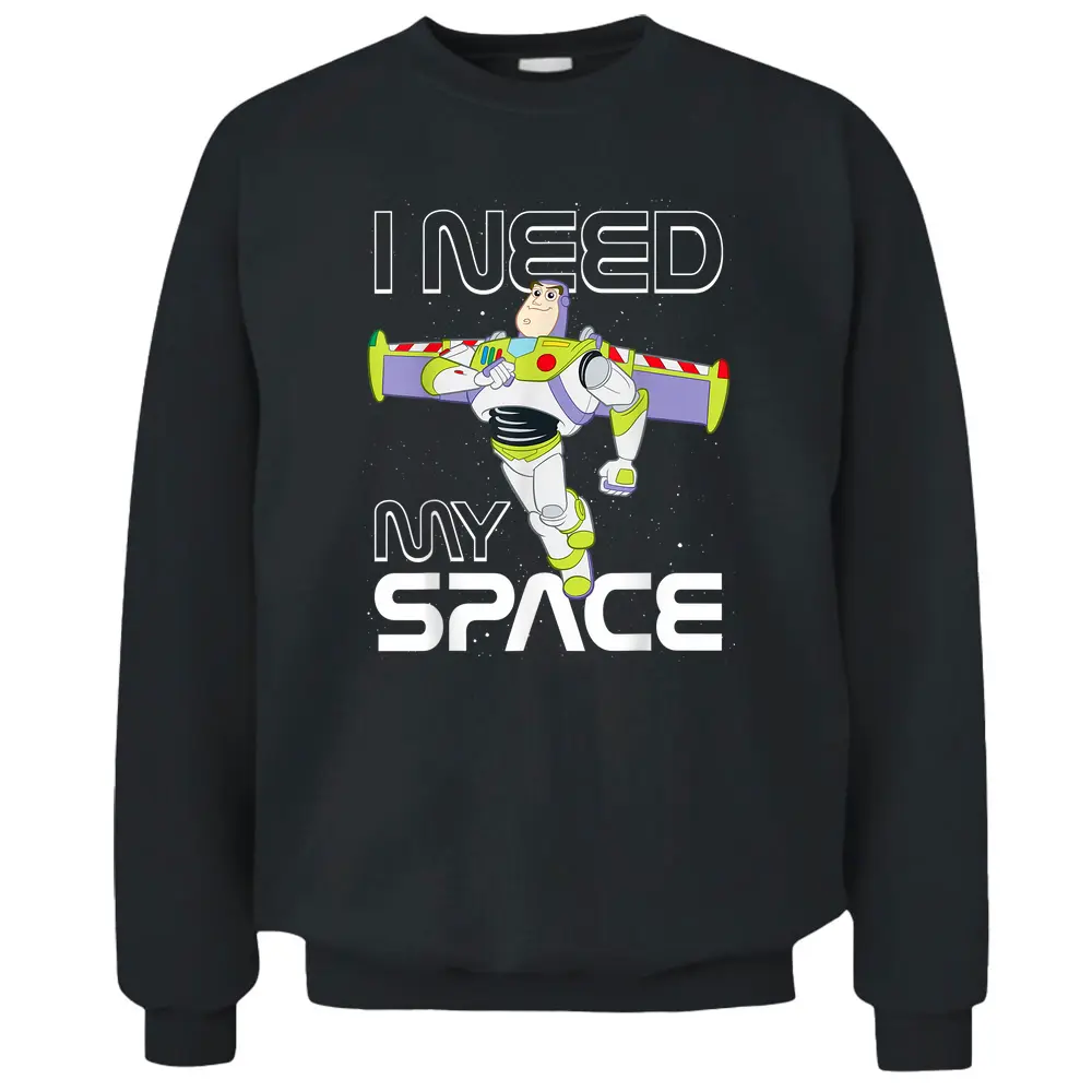 Disney Pixar Toy Story Buzz Lightyear I Need My Space Pullover Sweatshirt