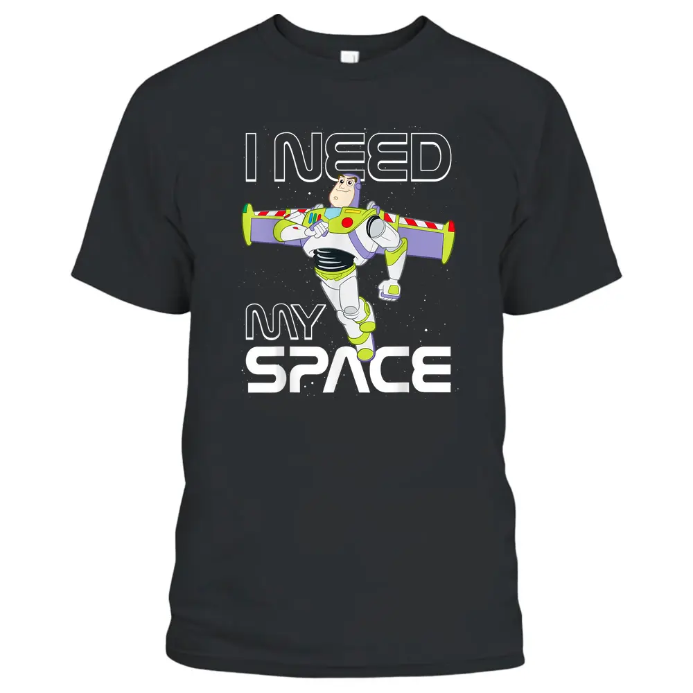 Disney Pixar Toy Story Buzz Lightyear I Need My Space T-Shirt