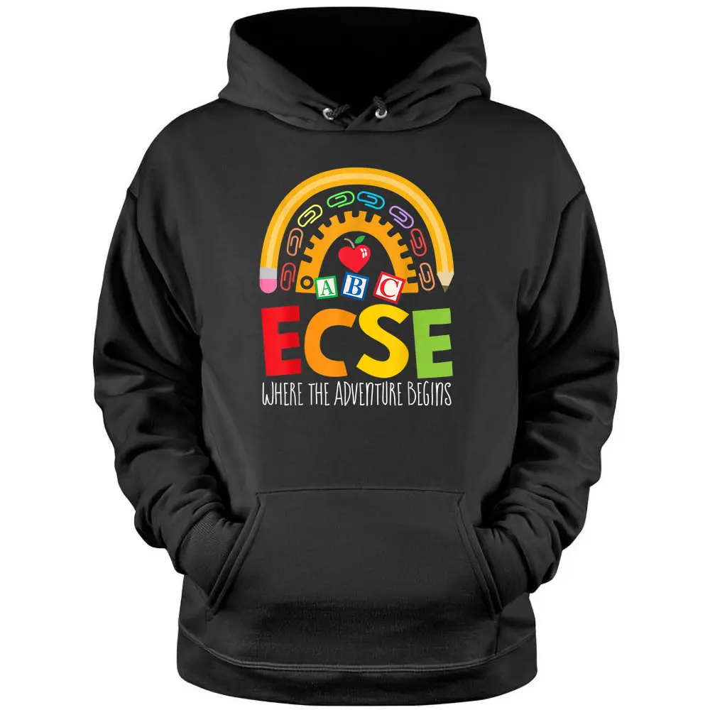 Early Childhood Special Education SPED ECSE Crew Squad Pullover Hoodie