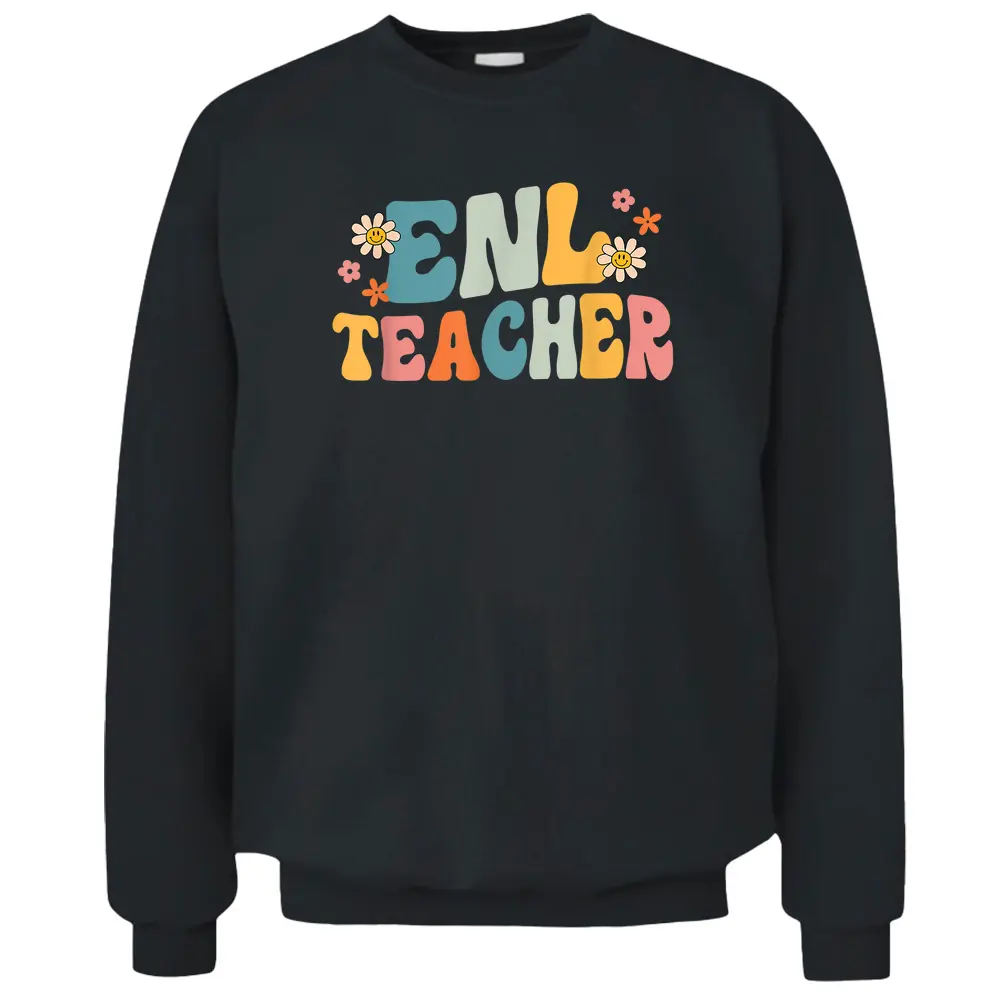 ENL Teacher Squad English New Language Squad Crew Team Pullover Sweatshirt