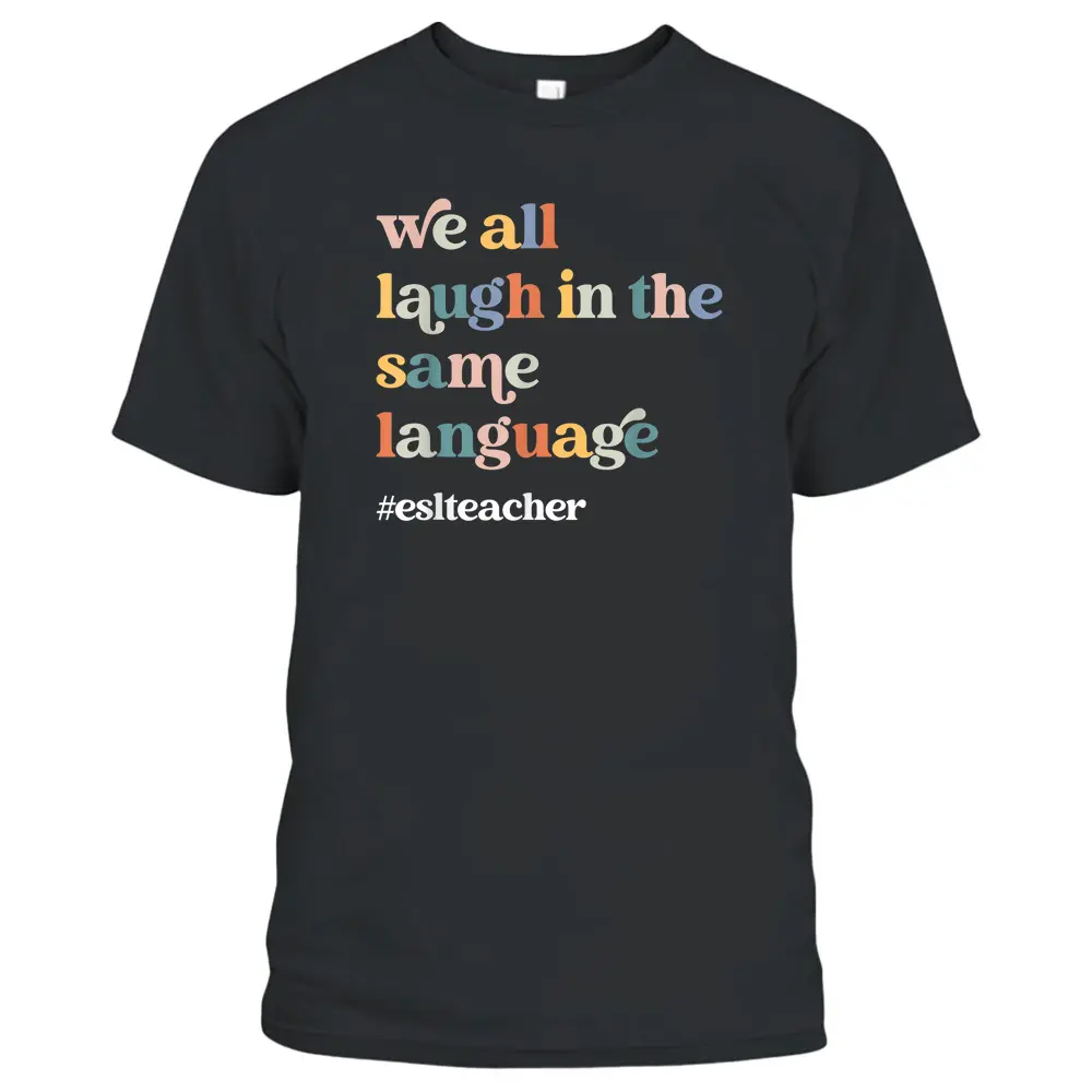 ESL Teacher ESOL Student Cute Retro Back To School First Day T-Shirt