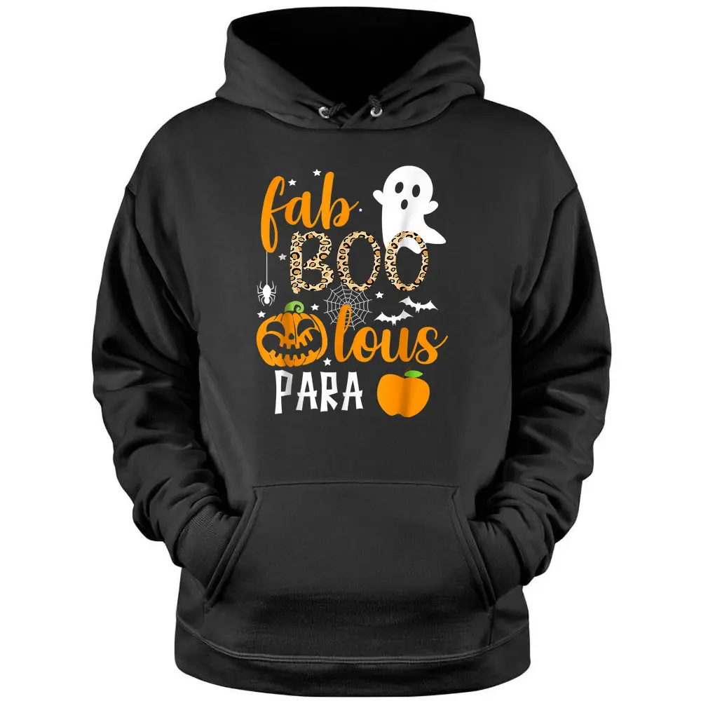 Fab Boo Lous Para Ghost Funny Halloween Costume Teaching Pullover Hoodie