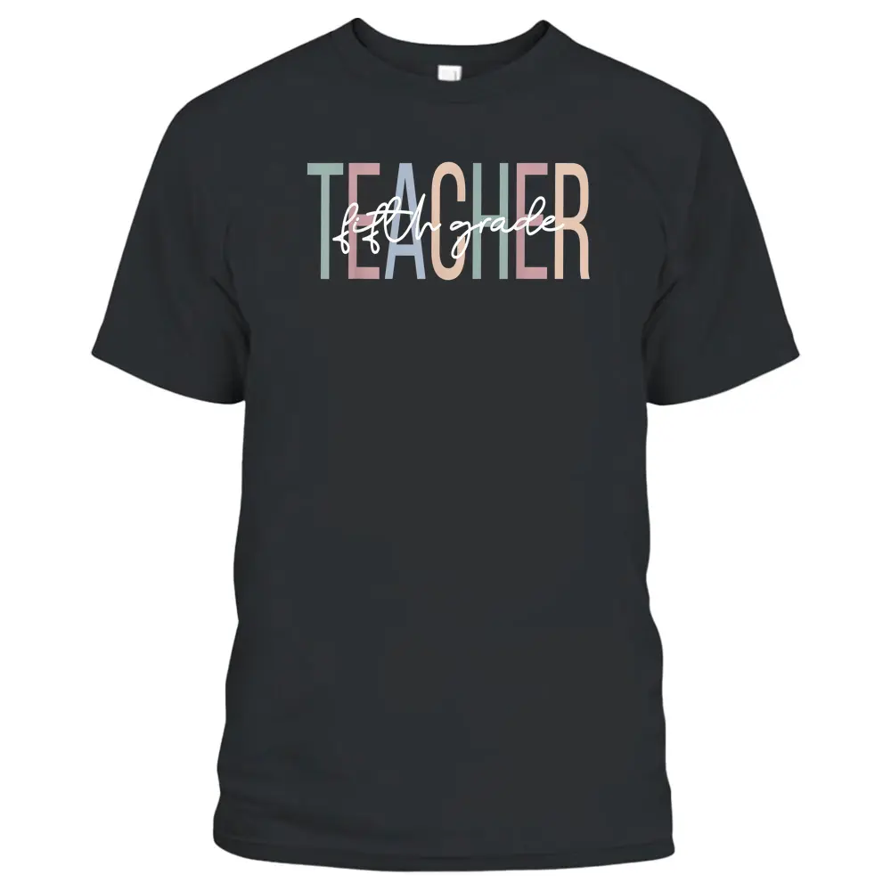 Fifth Grade Teacher Boho 5th Grade Teacher T-Shirt