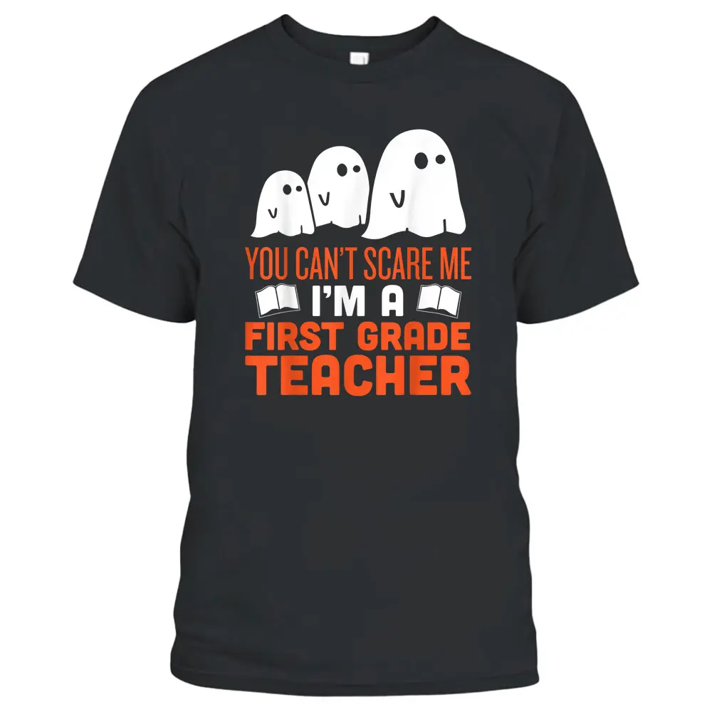 First Grade Teacher - Halloween Ghost T-Shirt