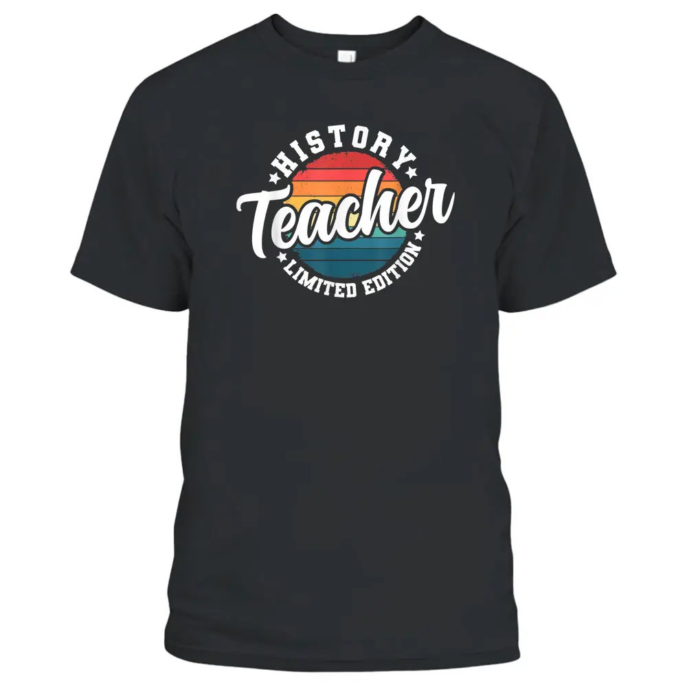 Funny Title Profession Vintage History Teacher T-Shirt