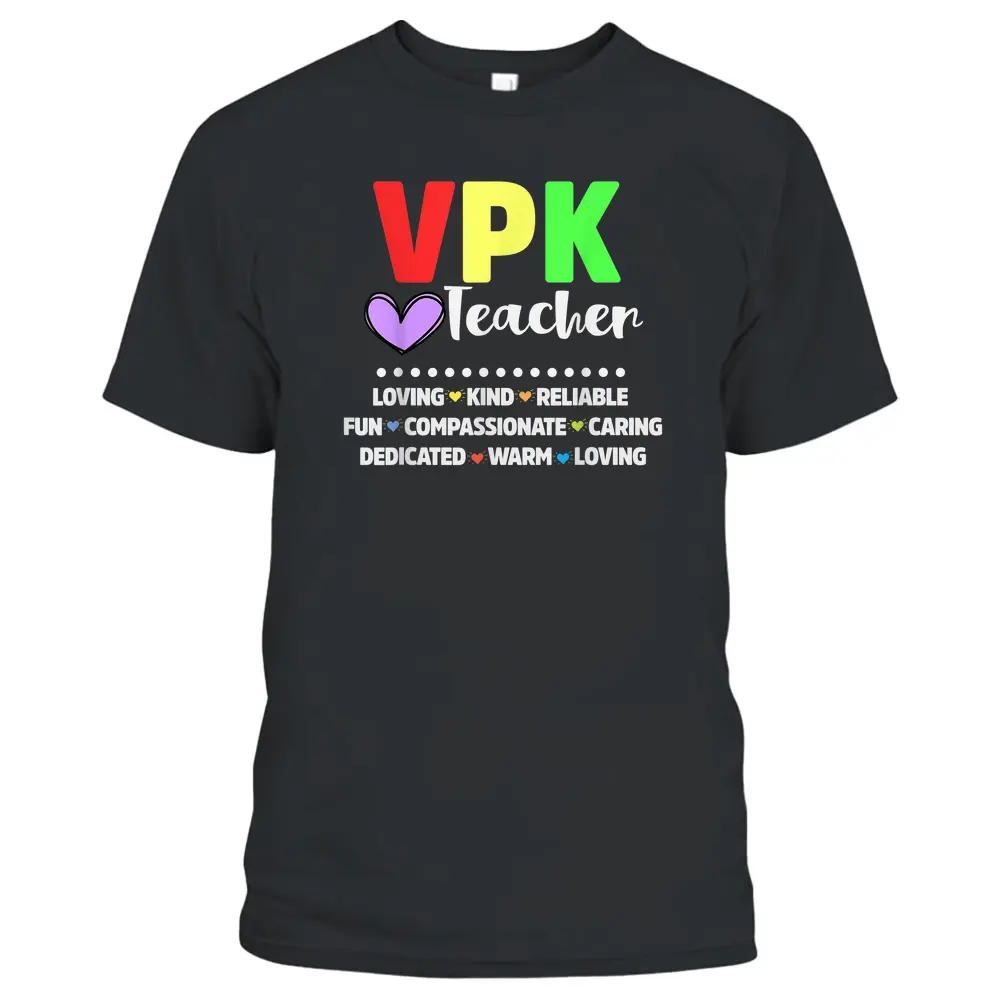 Funny VPK Teacher Voluntary Prekindergarten Back To School T-Shirt