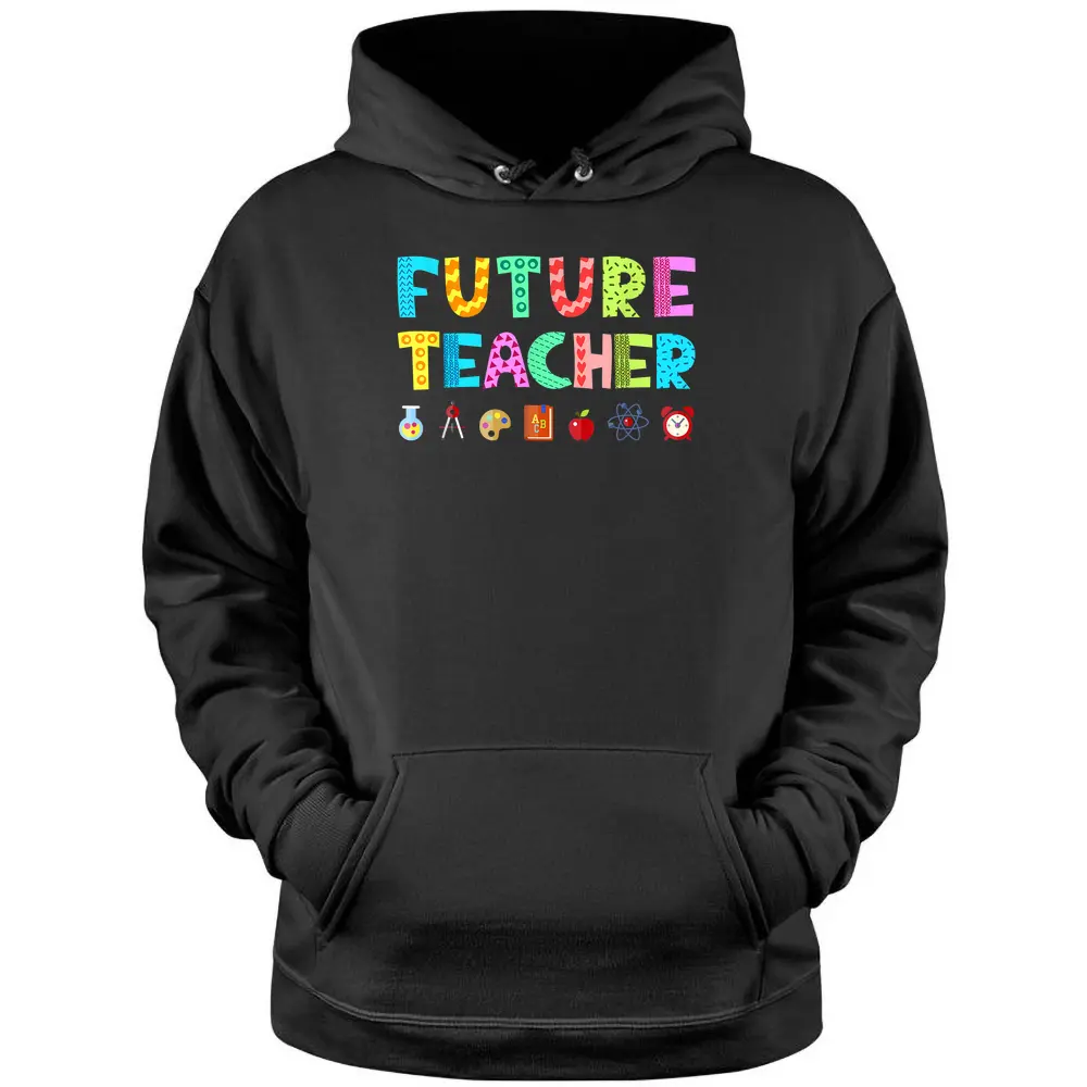 Future Teacher Kid's Career Pullover Hoodie