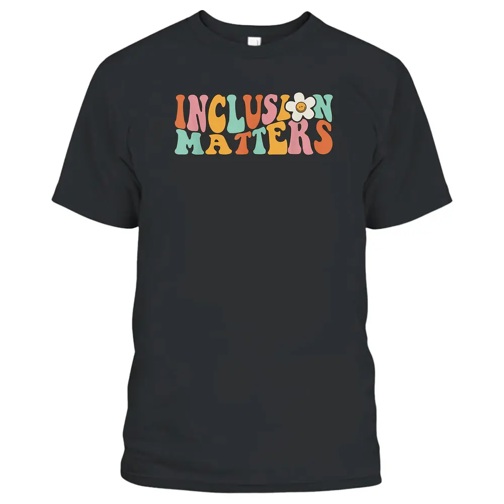 Gnoovy Vintage Inclusion Matters Special Education Teacher T-Shirt