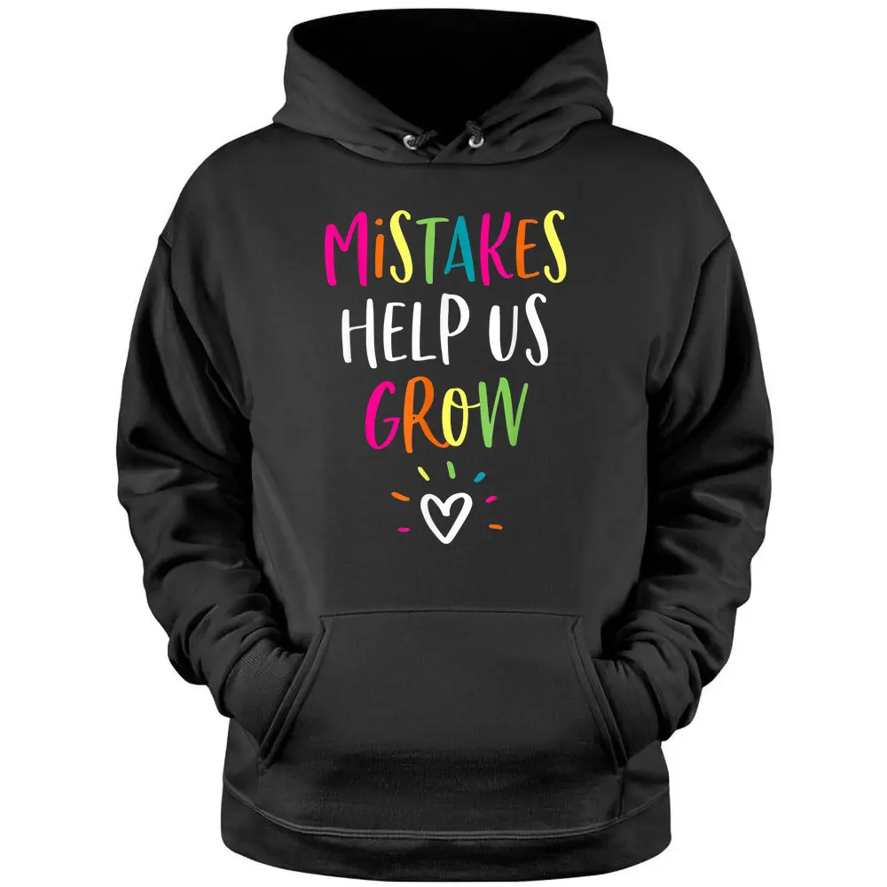 Growth Mindset Positive Back To School Teacher Student Pullover Hoodie