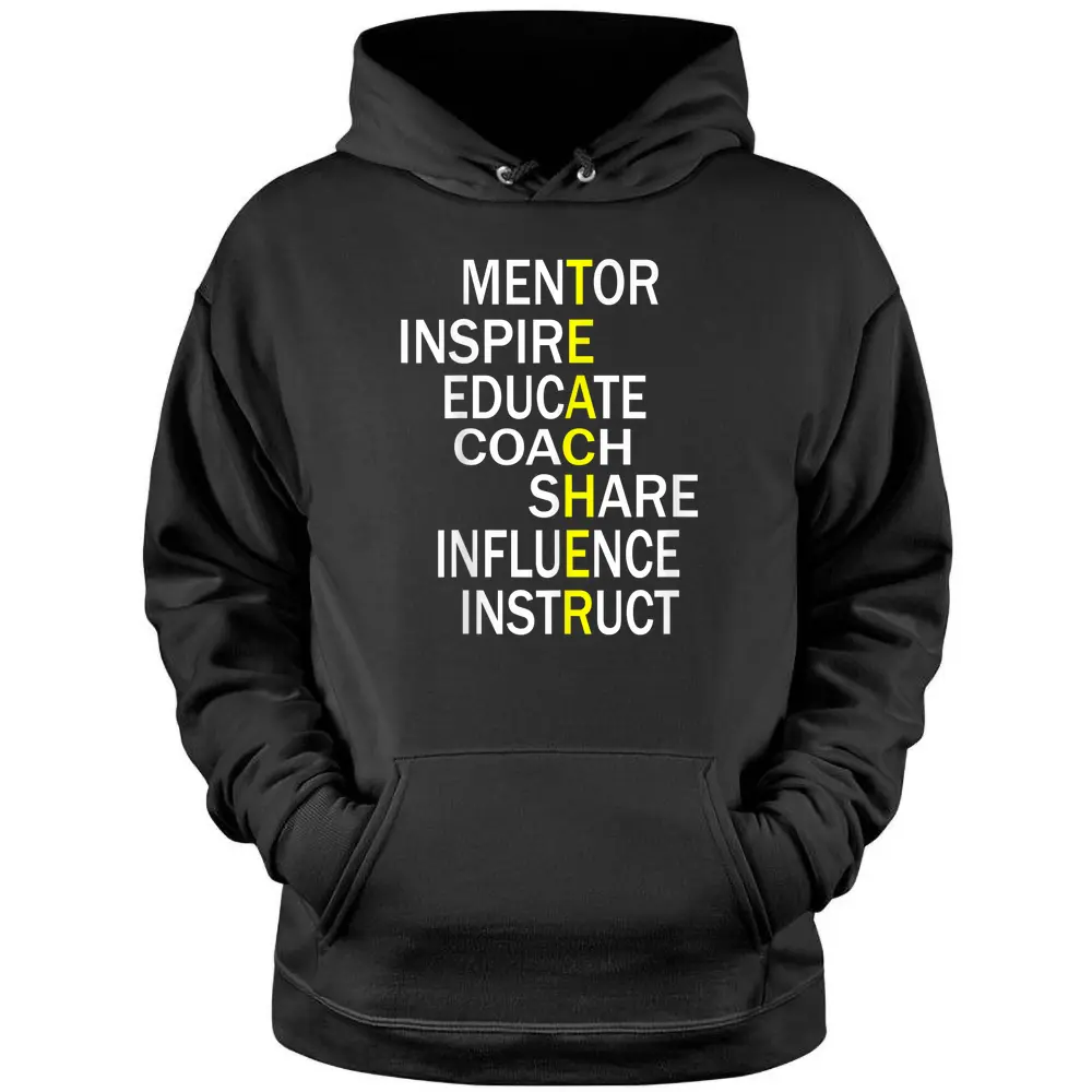 Inspirational Teacher Tee  - Best Gift For A Teacher Pullover Hoodie