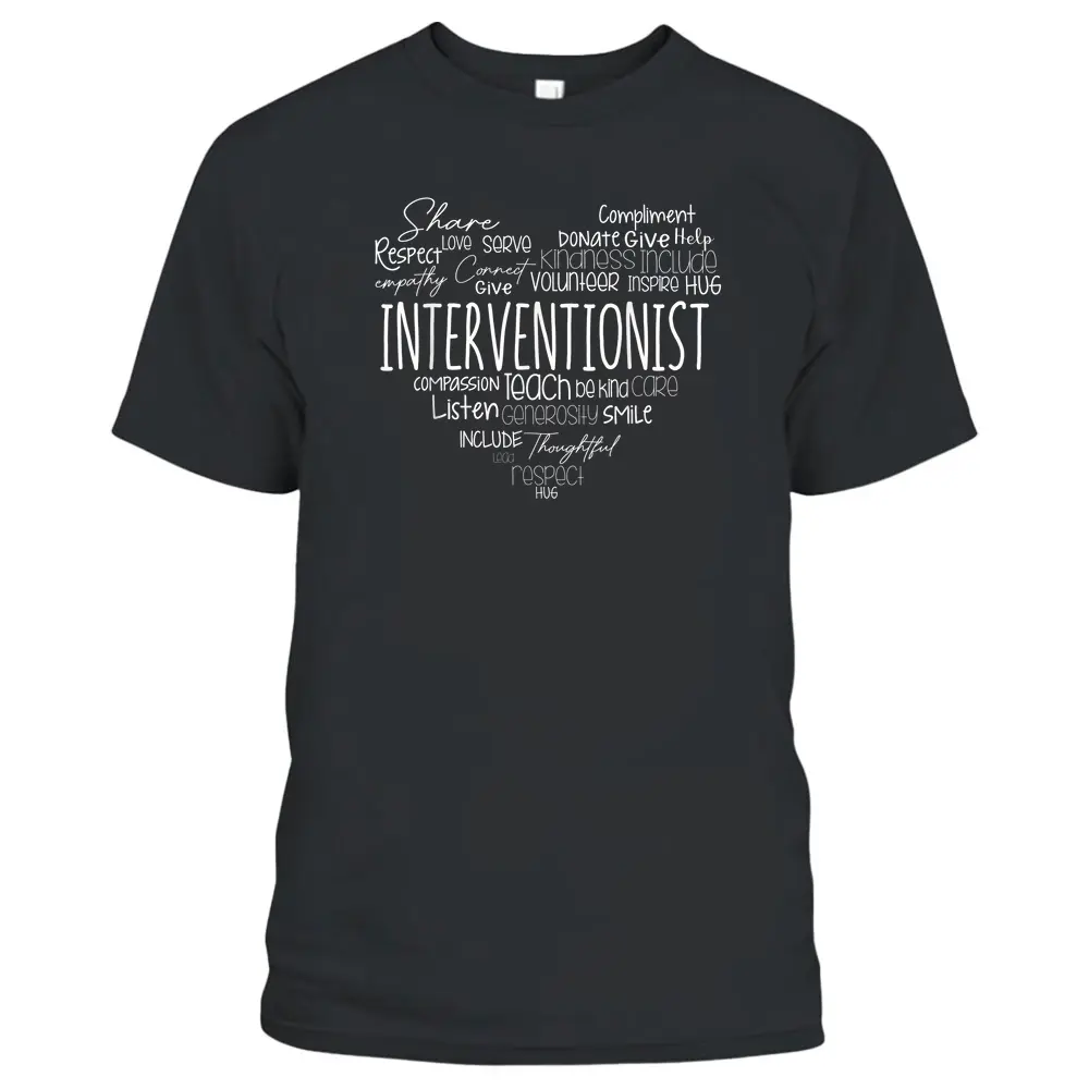 Interventionist Crew School Support Dyslexia Squad Reading T-Shirt