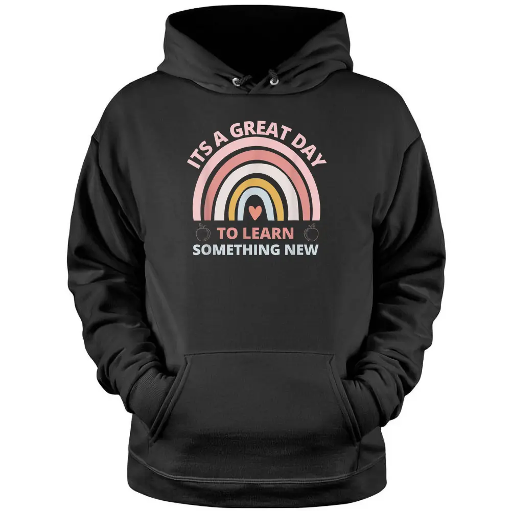 It's A Good Day To Learn Something New Groovy Teacher Pullover Hoodie