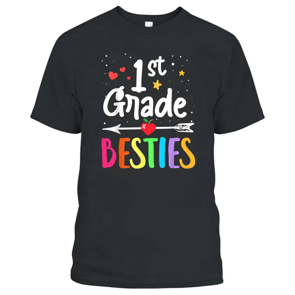 Matching 1st Grade Teacher Best Friend She's My Bestie T-Shirt