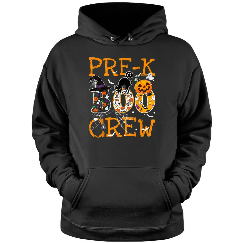 Pre-K Boo Vintage Halloween Costumes For Pre-K Teachers Pullover Hoodie