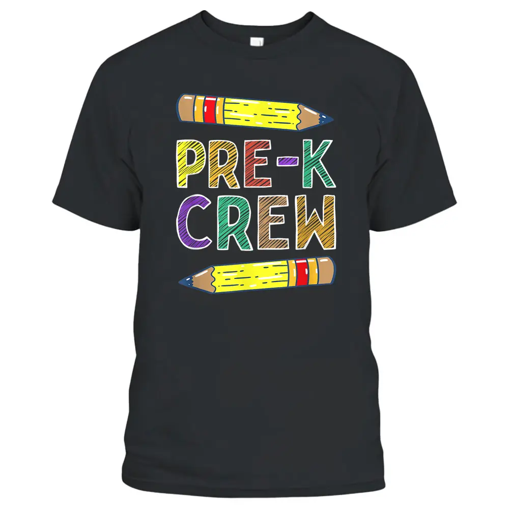 Pre-K Crew Funny PreK Teachers Back To School T-Shirt