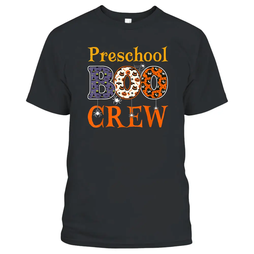 Preschool Boo Crew Pre-K Preschool Spooky Halloween Teacher T-Shirt