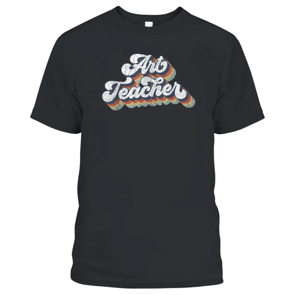 Retro Art Teacher For Artist Teacher Team T-Shirt