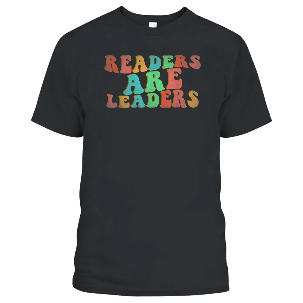 Retro Readers Are Leaders Elementary Teacher Appreciation T-Shirt