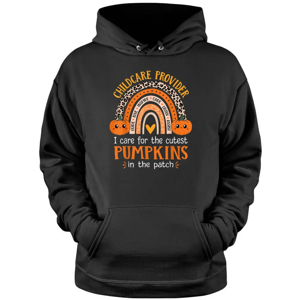 School Childcare Provider Halloween School Daycare Teacher Pullover Hoodie