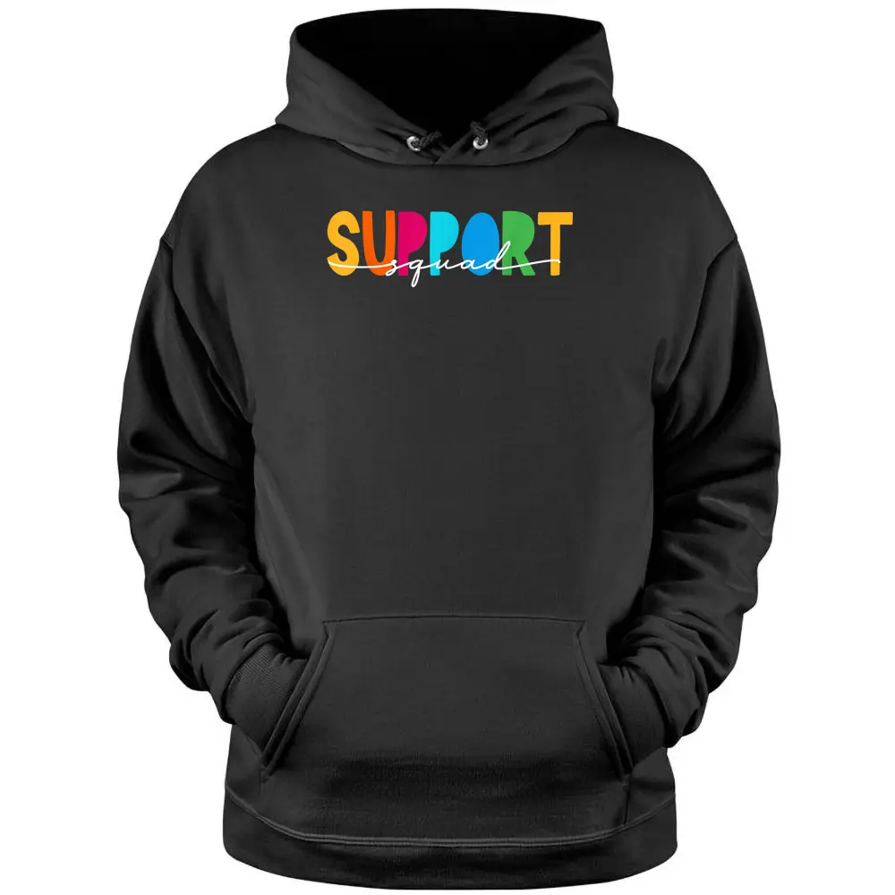 School Support Services Team Teacher Support Squad Women Pullover Hoodie