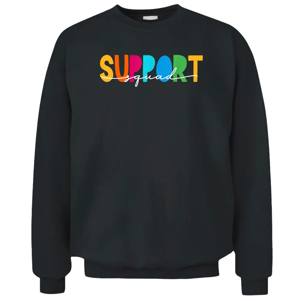 School Support Services Team Teacher Support Squad Women Pullover Sweatshirt