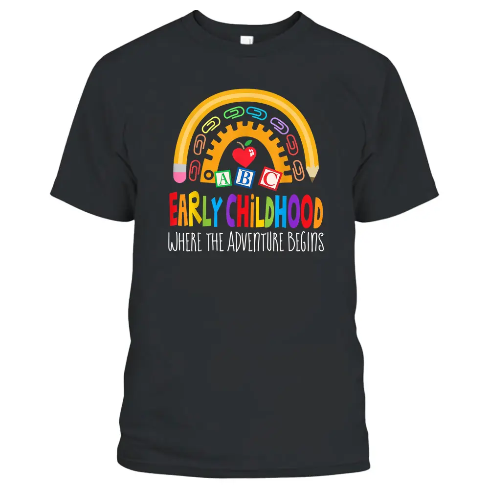 Teacher Early Childhood Education Preschool Head Start Crew T-Shirt