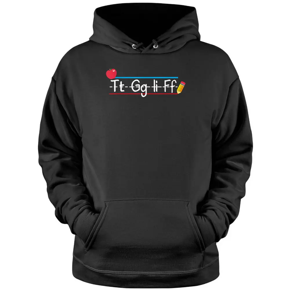 TGIF - Alphabet Friday Teacher Gift - Thank God It's Friday Pullover Hoodie