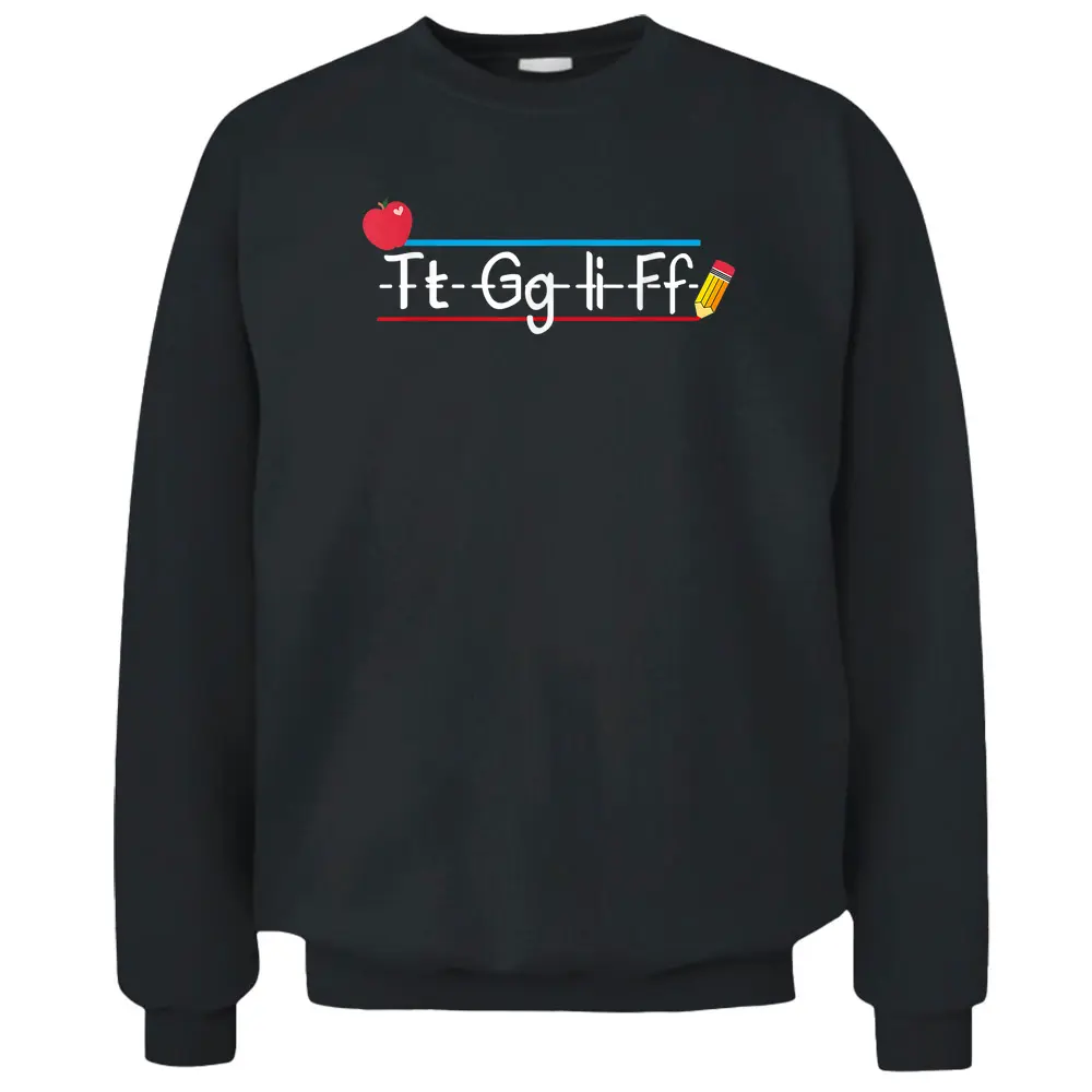 TGIF - Alphabet Friday Teacher Gift - Thank God It's Friday Pullover Sweatshirt