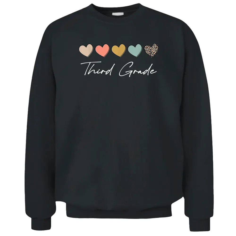 Third Grade Girls Boys Teacher Team 3rd Grade Squad Pullover Sweatshirt