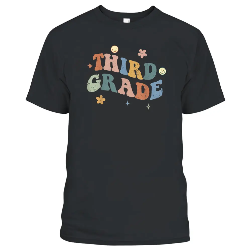 Third Grade Teacher 3rd Grade Teacher Funny Back To School T-Shirt