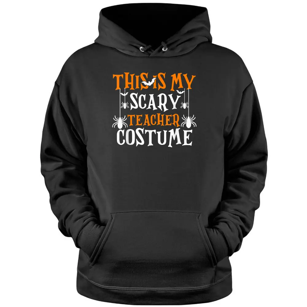 This Is My Scary Teacher Costume  Funny Halloween Pullover Hoodie