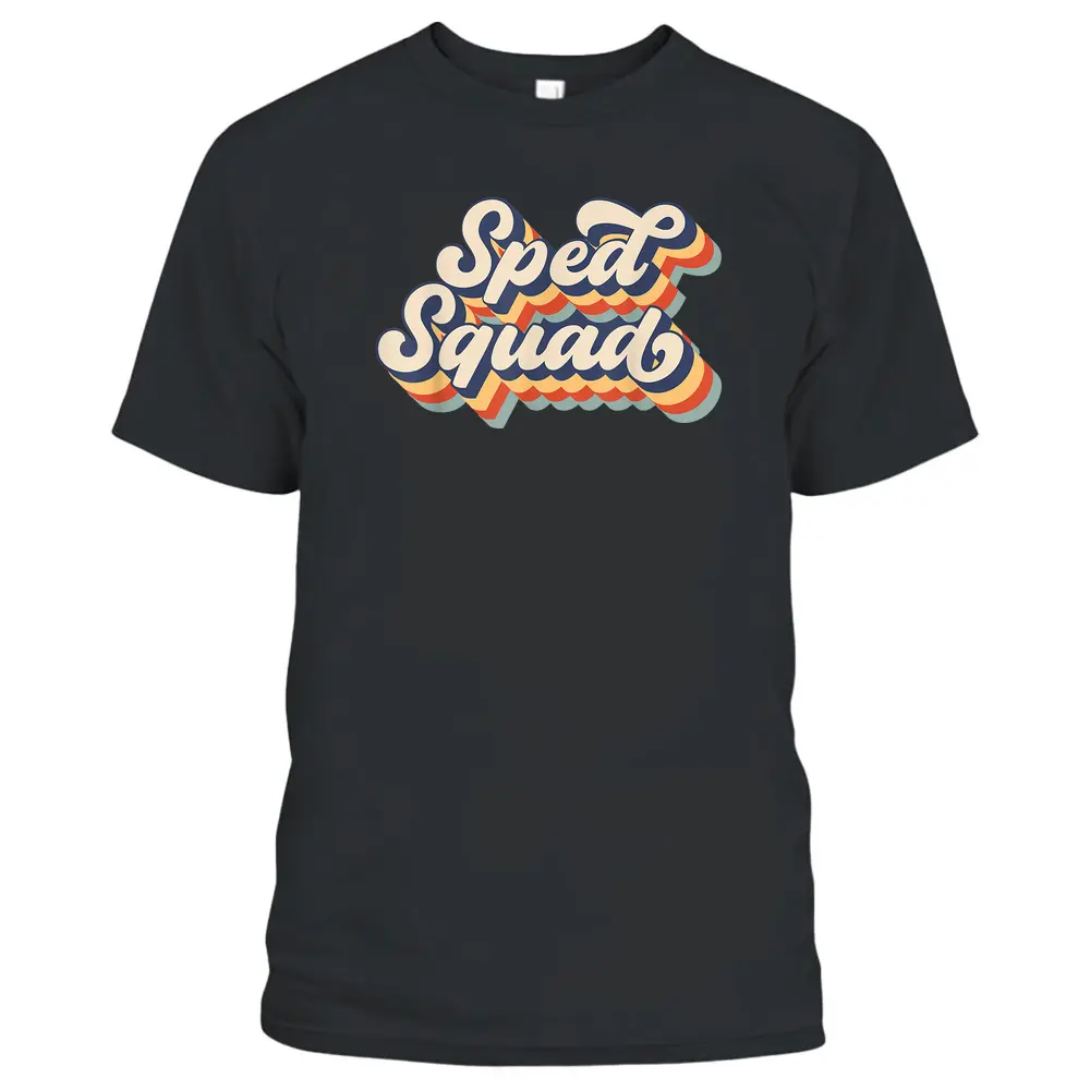 Vintage Sped Squad Special Ed Teacher Back To School T-Shirt