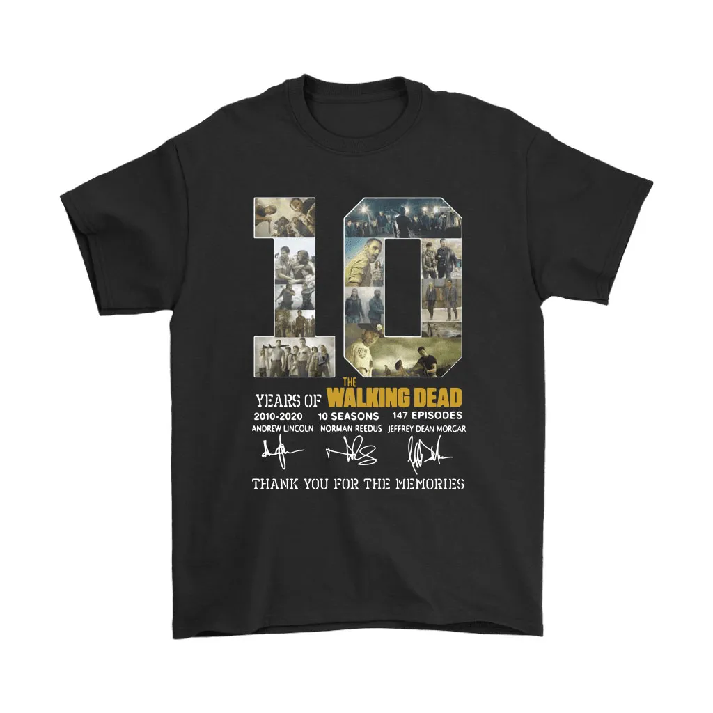 10 Years Of The Walking Dead Thank You For The Memories Unisex T-Shirt, Hoodie, Sweatshirt