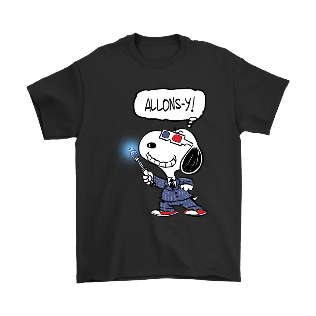 10th Doctor Snoopy Allons-y Doctor Who Unisex T-Shirt, Hoodie, Sweatshirt