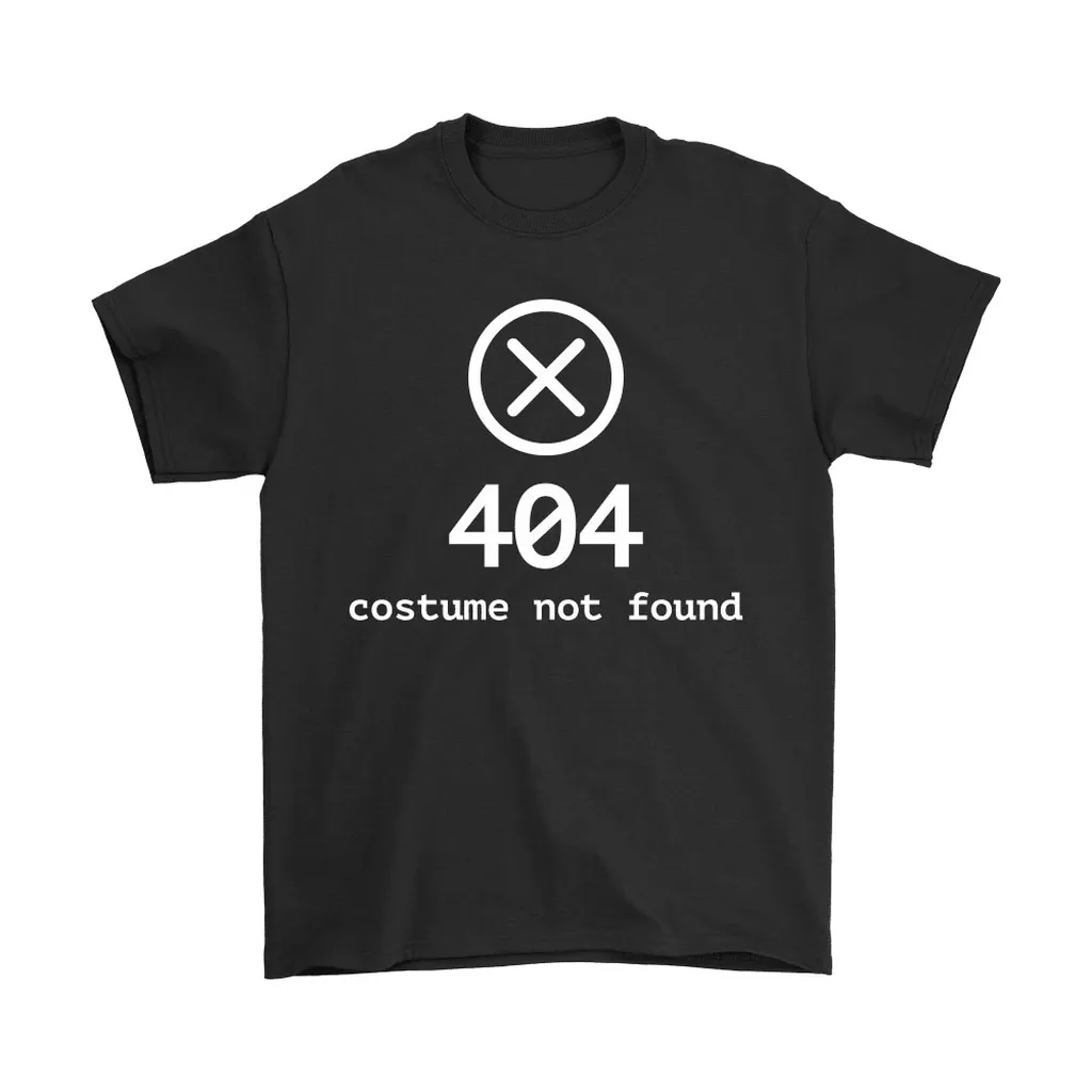 404 Error Costume Not Found Funny Unisex T-Shirt, Hoodie, Sweatshirt