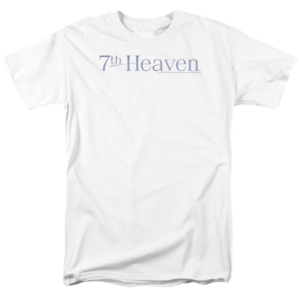 7th Heaven 7th Heaven Logo Mens T Shirt White