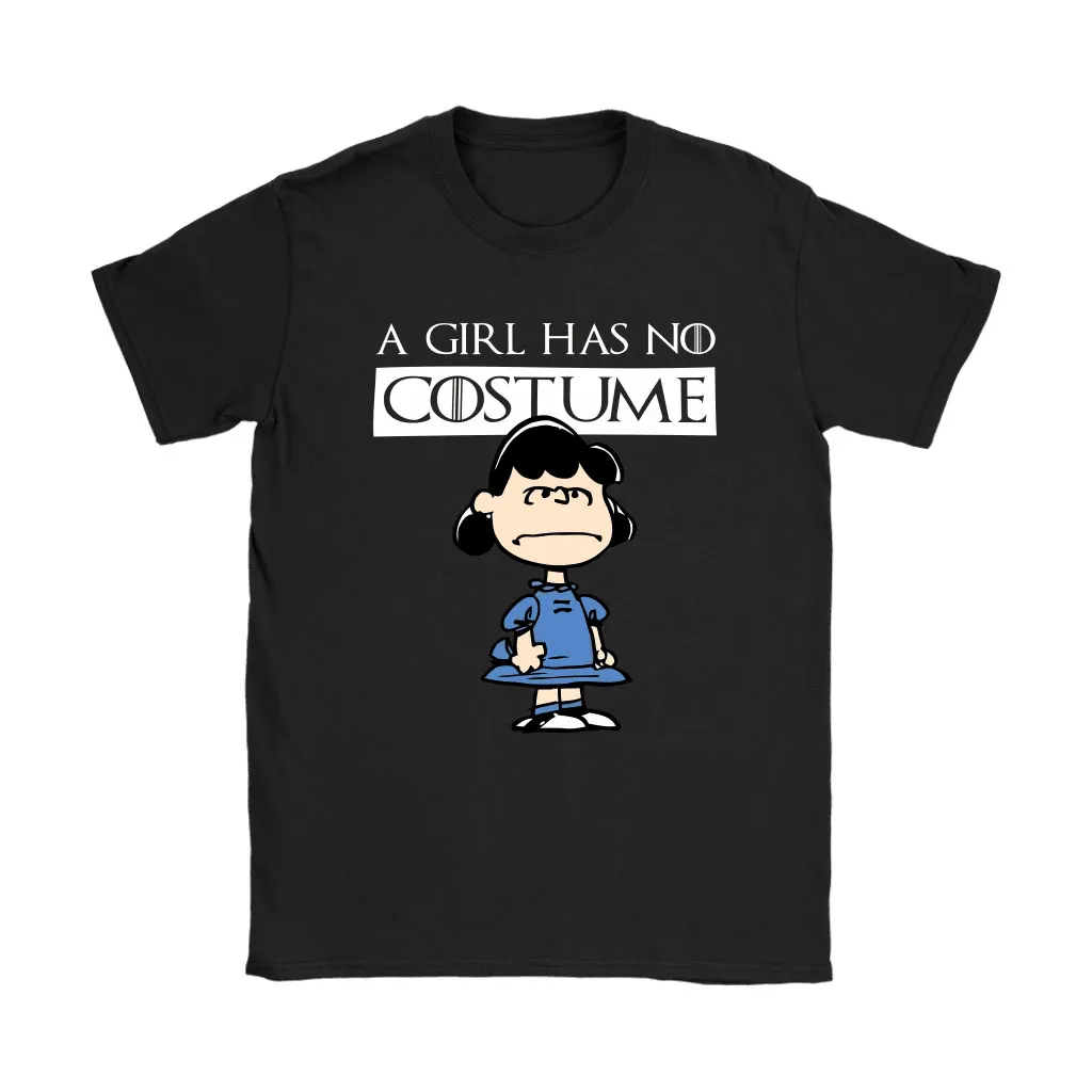 A Girl Has No Costume Halloween Lucy Van Pelt Unisex T-Shirt, Hoodie, Sweatshirt