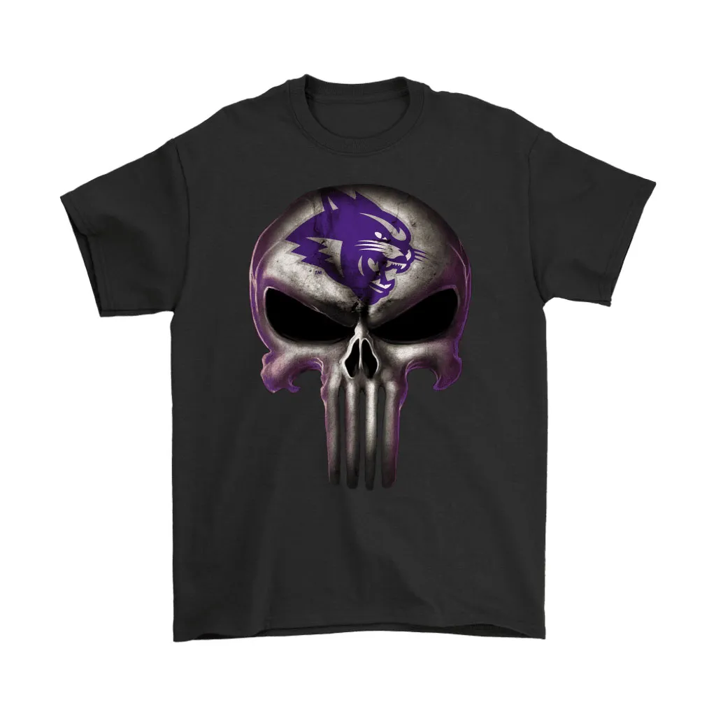 Abilene Christian Wildcats The Punisher Mashup Ncaa Football Unisex T-Shirt, Hoodie, Sweatshirt