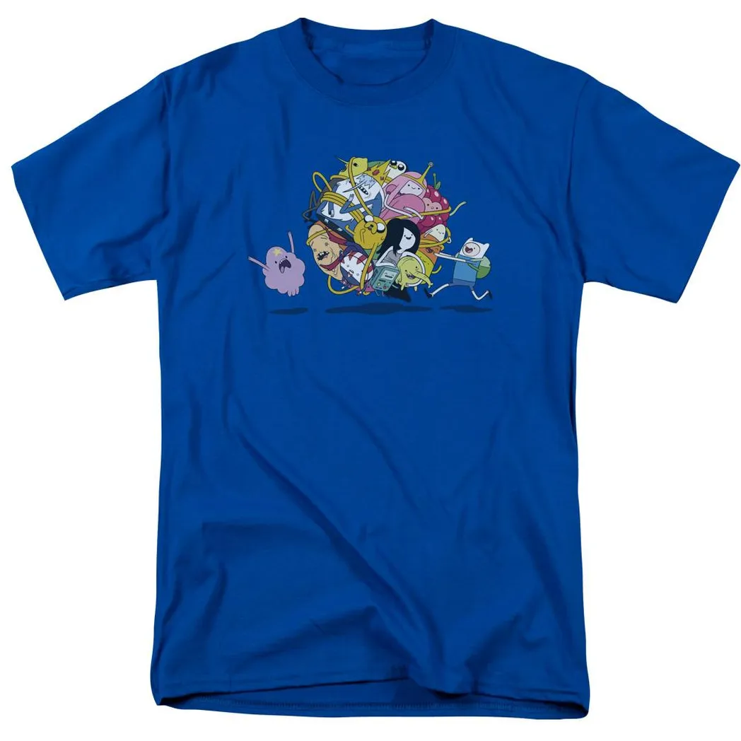 Adventure Time Glob Ball Mens T Shirt Royal Blue