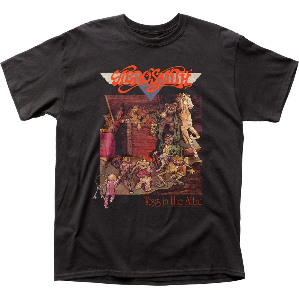 Aerosmith Toys In The Attic Mens T Shirt Black