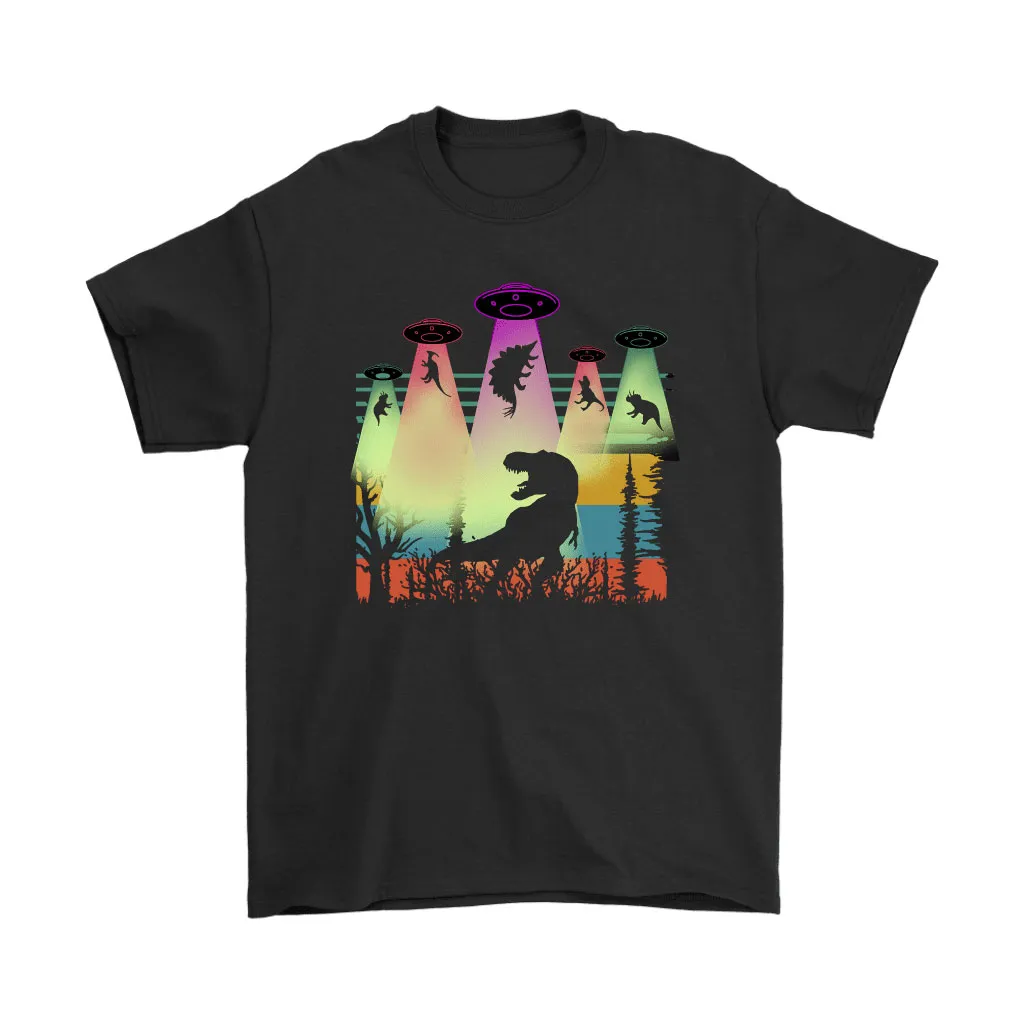 Alien Capture The Dinosaurs Vintage Unisex T-Shirt, Hoodie, Sweatshirt