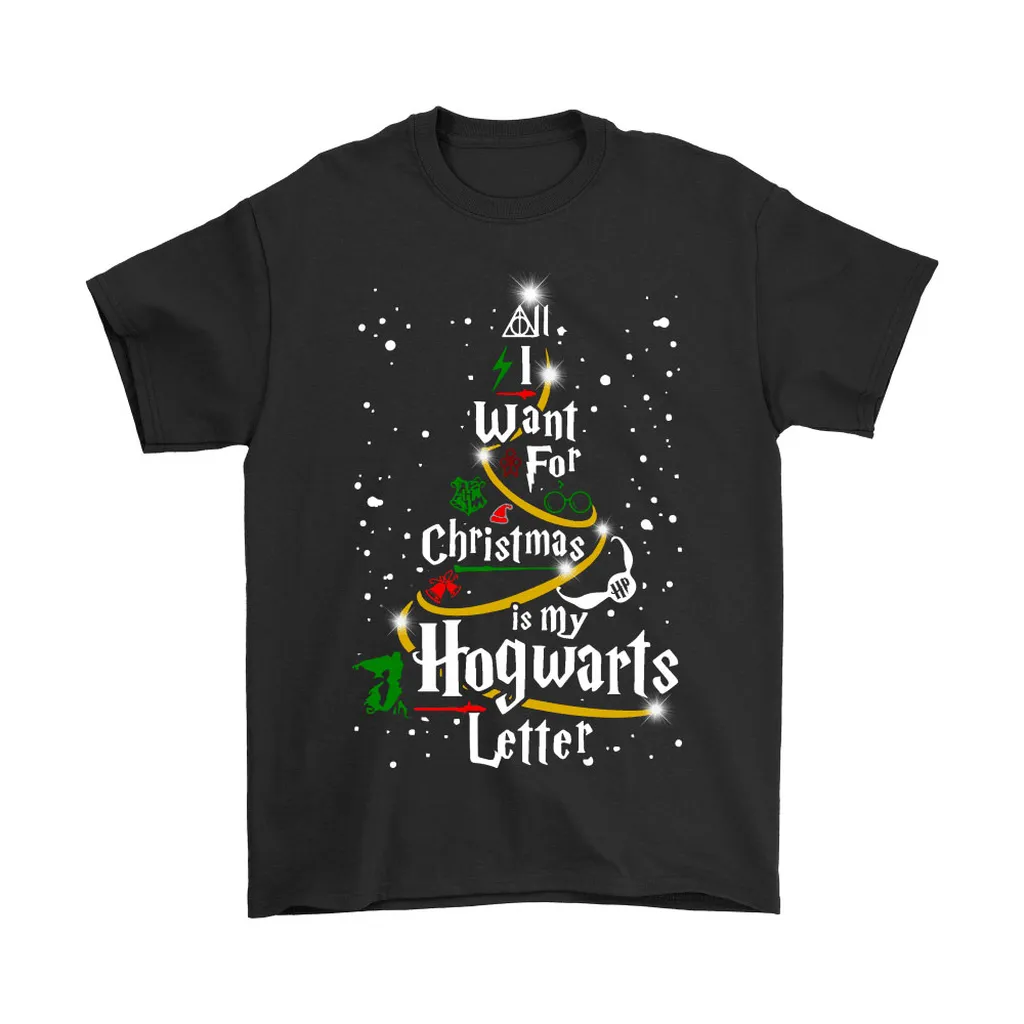 All I Want For Christmas Is My Hogwarts Letter Harry Potter Unisex T-Shirt, Hoodie, Sweatshirt