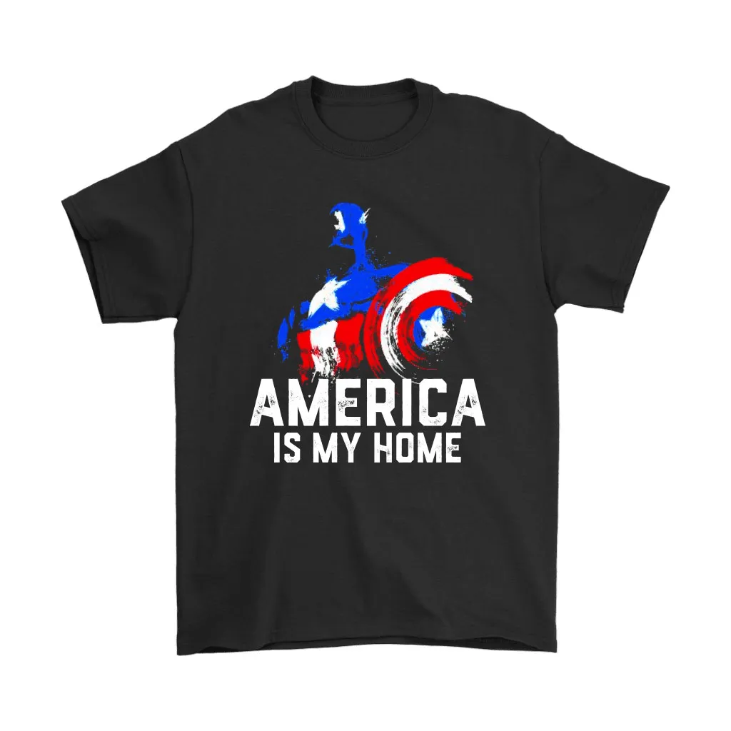 America Is My Home Captain America 4th Of July Unisex T-Shirt, Hoodie, Sweatshirt