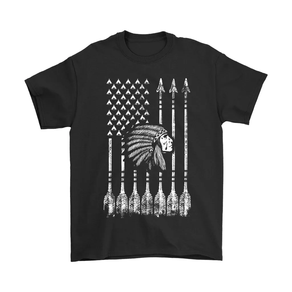 American Flag Native American Edition Unisex T-Shirt, Hoodie, Sweatshirt